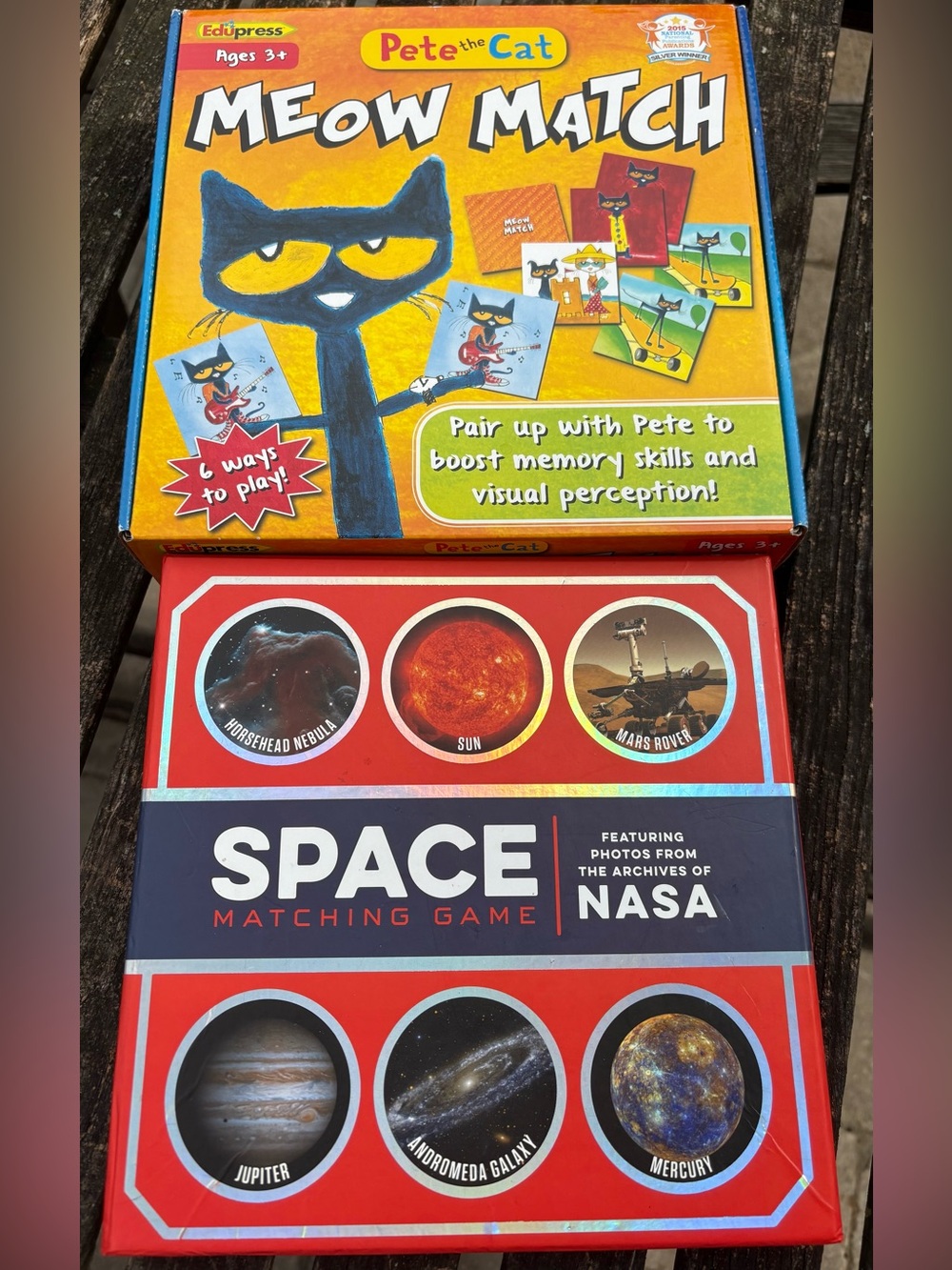 Pete the Cat and NASA Explore Space Matching Games
